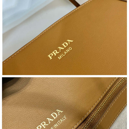 ELEGANT TOTE BAG 40 IN CIDER BROWN SMOOTH CALFSKIN