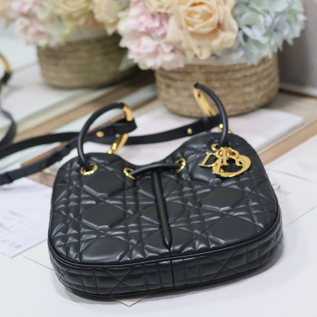 MINI 27 NOLITA BAG IN BLACK MACROCANNAGE CALFSKIN