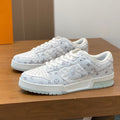 AIR TRAINER IN WHITE CALFKSIN