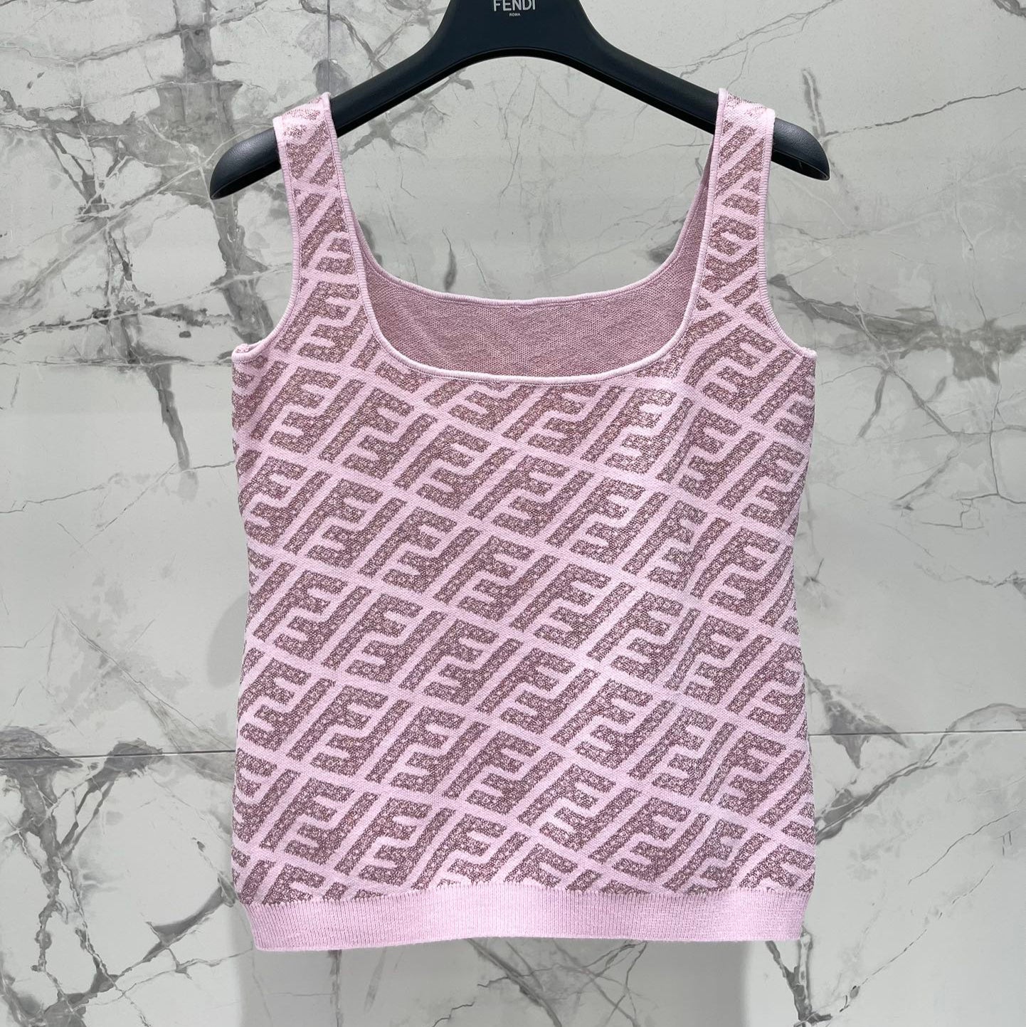 FEND 25S JACQUARD KNIT VEST 264235