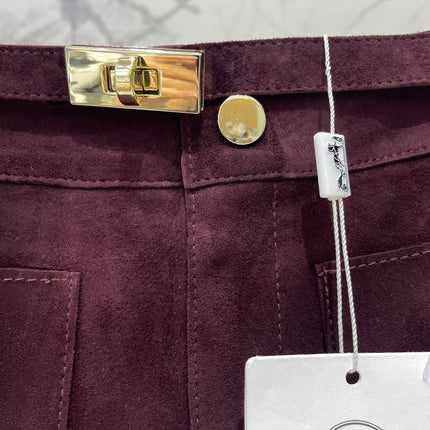 HERMES 25S SHEEPSKIN SHORTS 176
