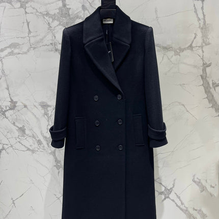 YSL 25S LONG CASHMERE COAT STYLE 33