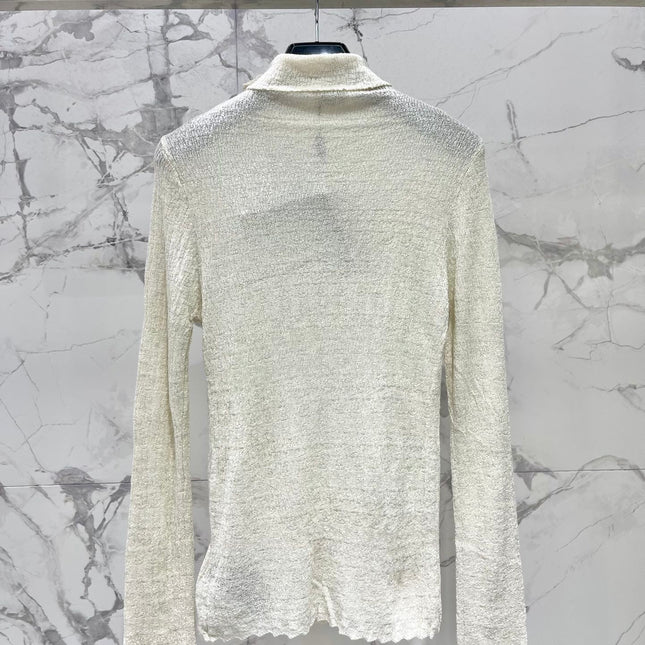 YSL 25S FITTED TURTLENECK SWEATER STYLE 182