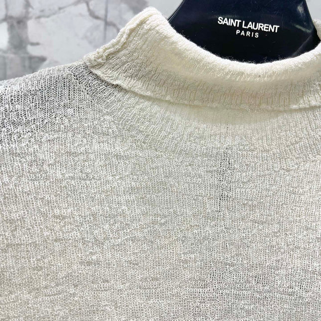 YSL 25S FITTED TURTLENECK SWEATER STYLE 182