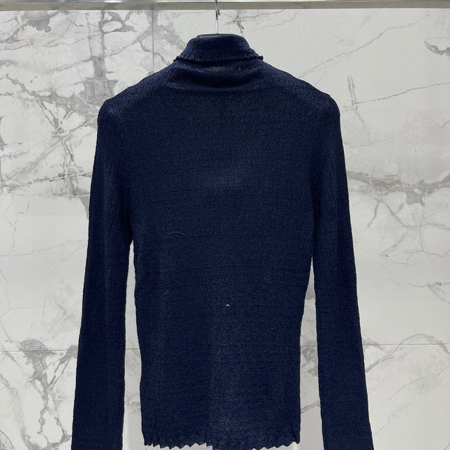 YSL 25S FITTED TURTLENECK SWEATER STYLE 183