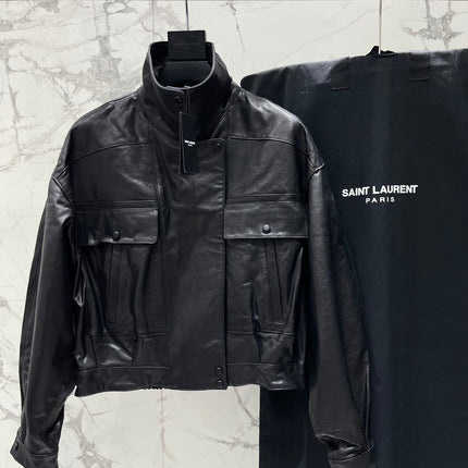YSL 25S LEATHER JACKET STYLE 169