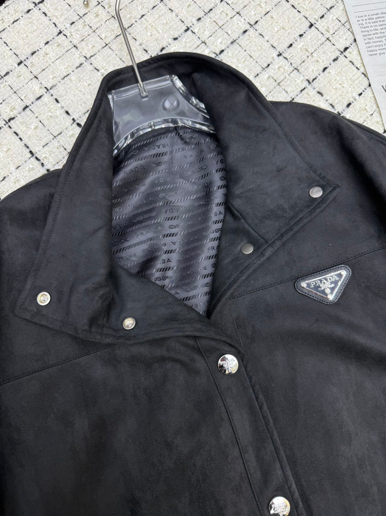PRADA 25S STAND-COLLAR JACKET 369