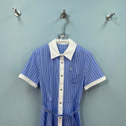 CELINE 26S STRIPED SHIRT DRESS 475