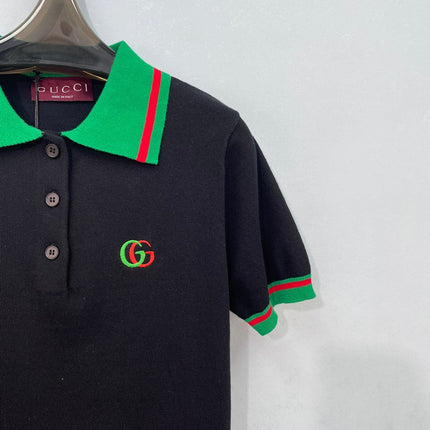 GUCCI 26S SHORT-SLEEVE KNIT TOP 446