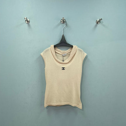 CHANEL 26S SLEEVELESS KNIT TOP 1402