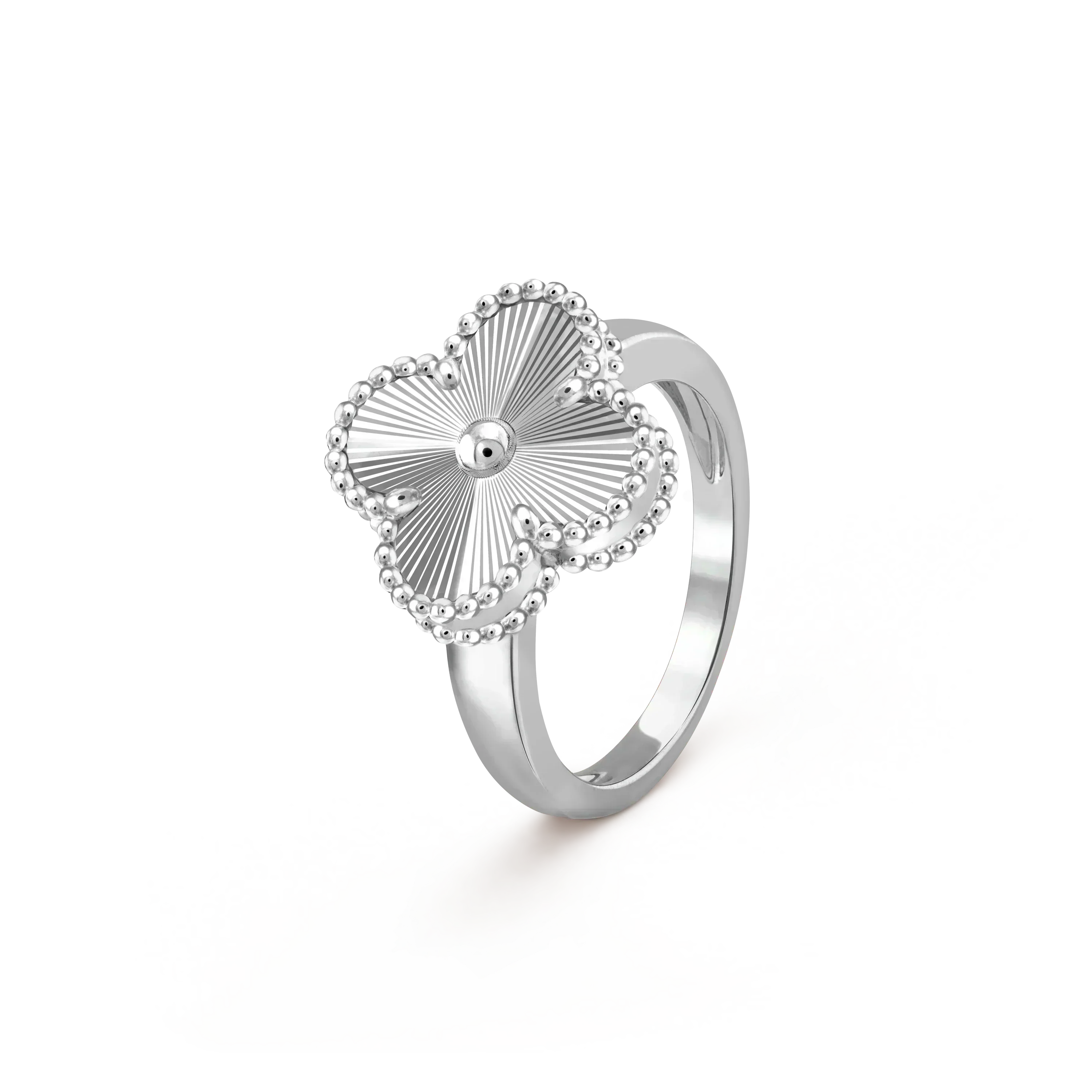 CLOVER SILVER RING