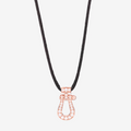 FORCE 10 PENDANT FULL DIAMOND NECKLACE MEDIUM MODEL