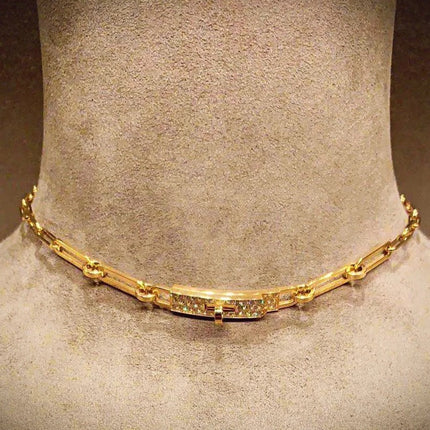 KELLY CHOKER NECKLACE DIAMOND