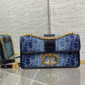 MONTAIGNE 21 BLUE JEAN EMBROIDERY