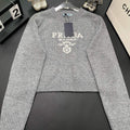 PRA SWEATER IN GREY WOOL