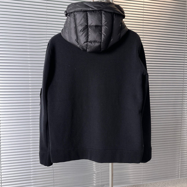 MONCLER BLACK PUFFER JACKET STYLE 2424