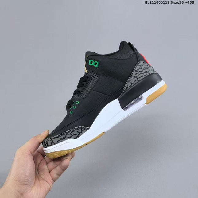 A ROSE FROM HARLEM SNEAKER IN BLACK CALFSKIN