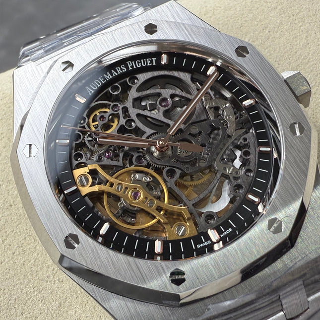AUDEMARS PIGUET ROYAL OAK DOUBLE BALANCE WHEEL OPENWORKED 41MM