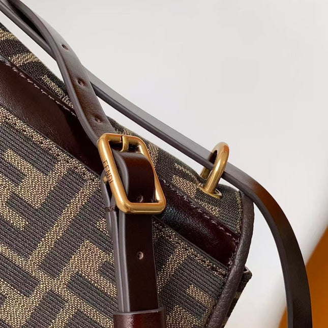 FENDI C'MON SMALL BAG IN  FF JACQUARD