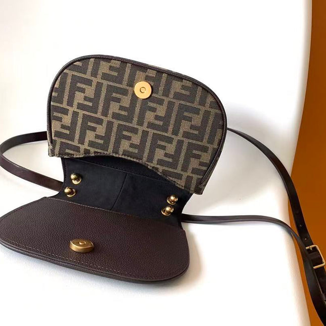 FENDI C'MON SMALL BAG IN  FF JACQUARD