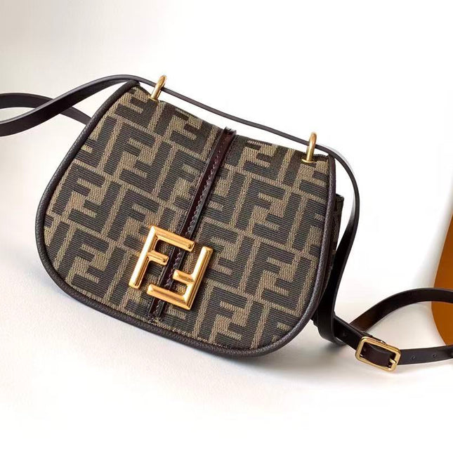 FENDI C'MON SMALL BAG IN  FF JACQUARD