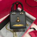 SCHIAPARELLI ANATOMY JEWELRY BAG 20 IN BLACK CALFSKIN