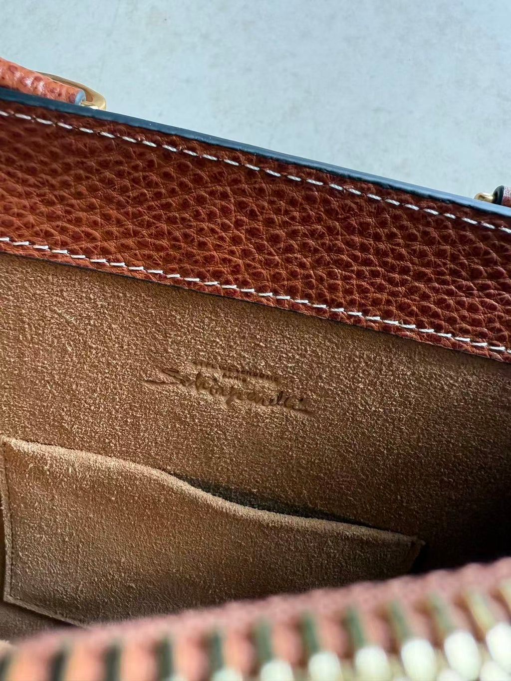 SCHIAPARELLI ANATOMY JEWELRY BAG 20 IN BROWN CALFSKIN