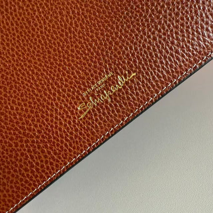 SCHIAPARELLI ANATOMY JEWELRY BAG 20 IN BROWN CALFSKIN