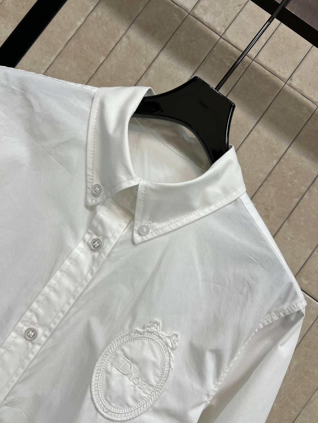 DIOR 26S CD HERITAGE SHIRT IN WHITE 7626