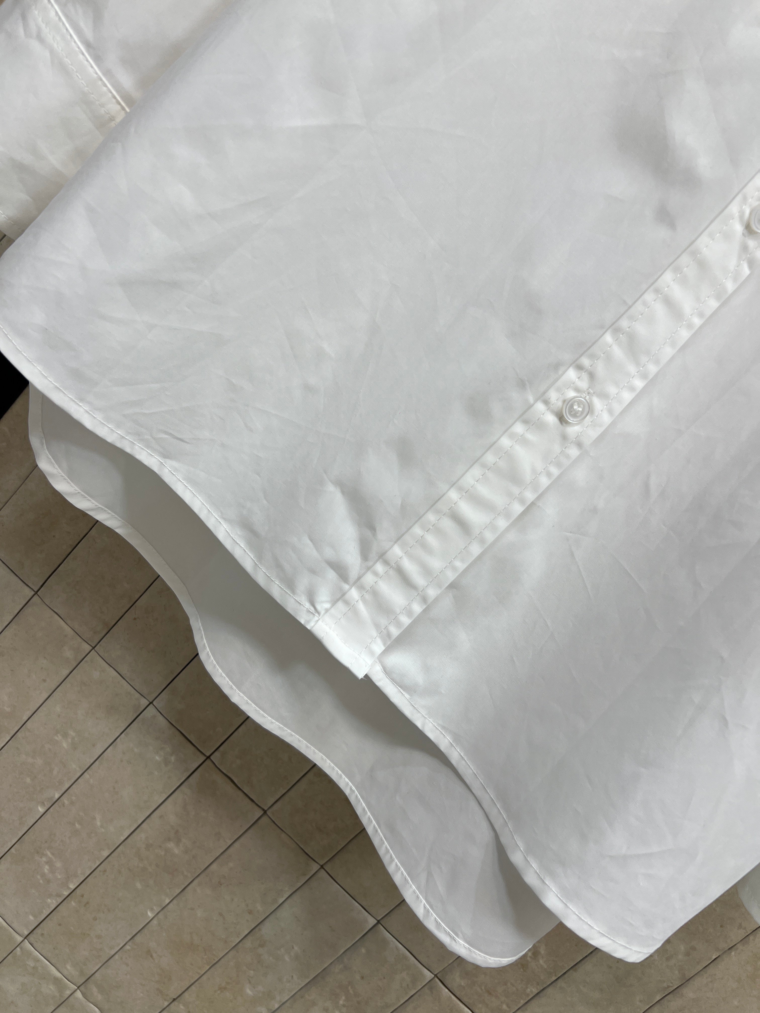 DIOR 26S CD HERITAGE SHIRT IN WHITE 7626