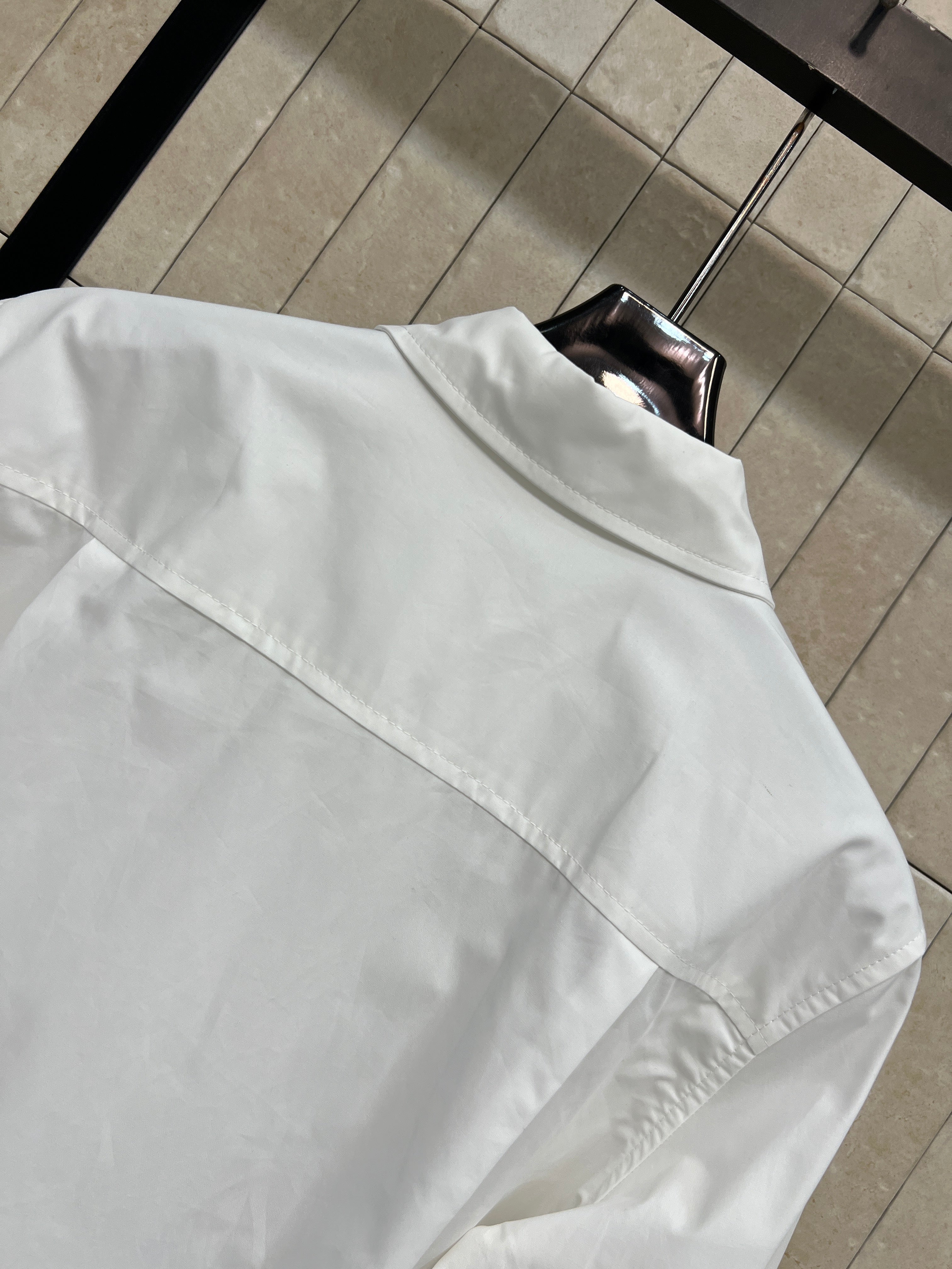 DIOR 26S CD HERITAGE SHIRT IN WHITE 7626