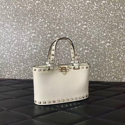VALENTINO 26S GARAVANI ROCKSTUD MINI IN WHITE