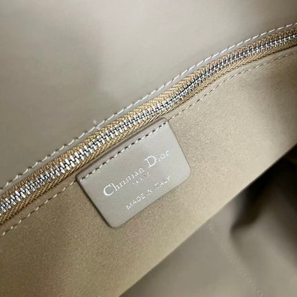 DIOR 26S HOBO BAG 40 IN DARK BEIGE SUEDE