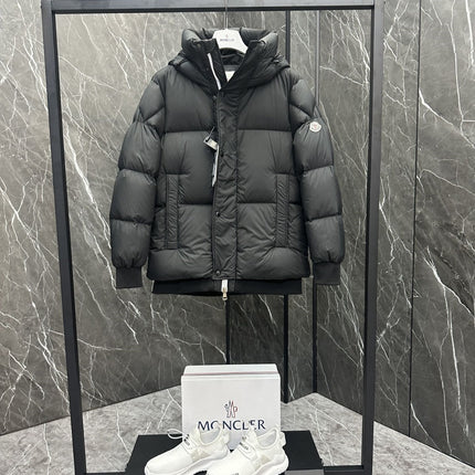 MONCLER PUFER JACKET IN BLACK STYLE 12