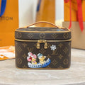 LV MINI VANITY 20 IN BROWN MONOGRAM COATED CANVAS