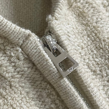 DIOR 26S KNITTED HOODED SWEATER 1007