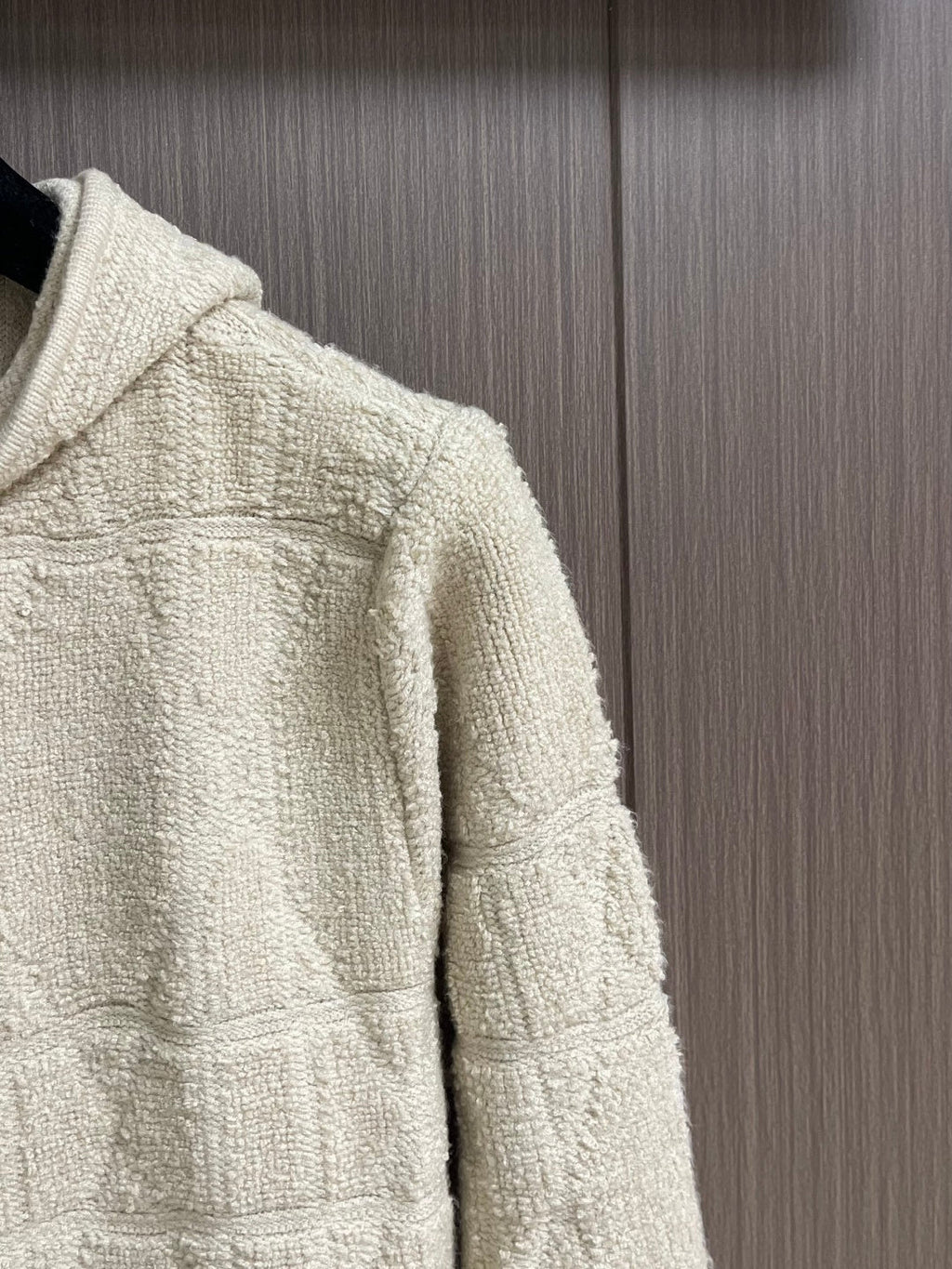 DIOR 26S KNITTED HOODED SWEATER 1007
