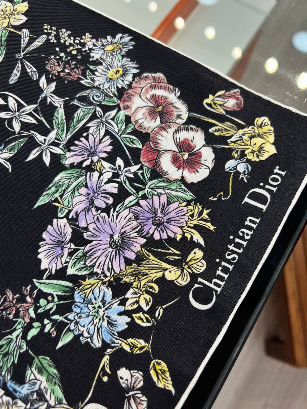 DIOR 26S SCARF 90CM IN SILK 293854