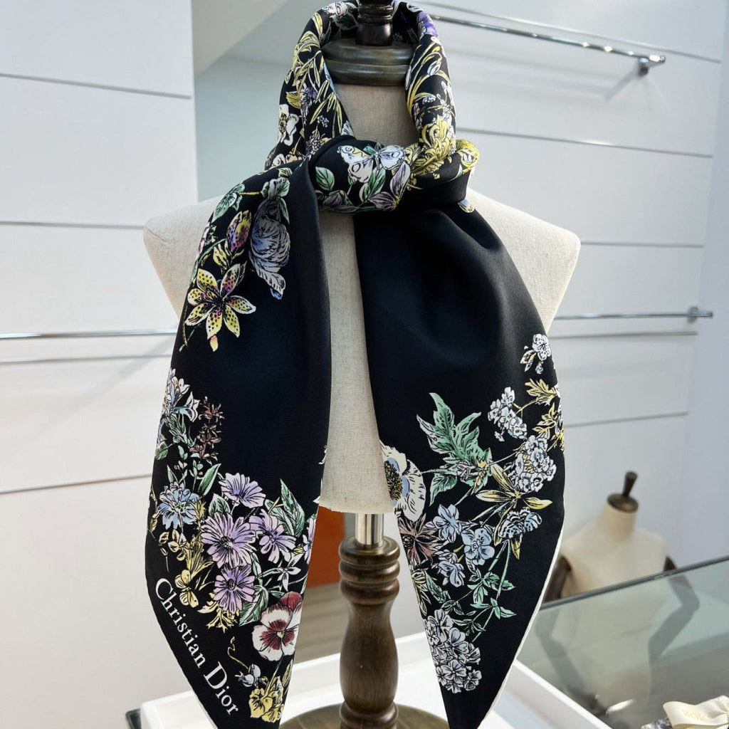 DIOR 26S SCARF 90CM IN SILK 293854