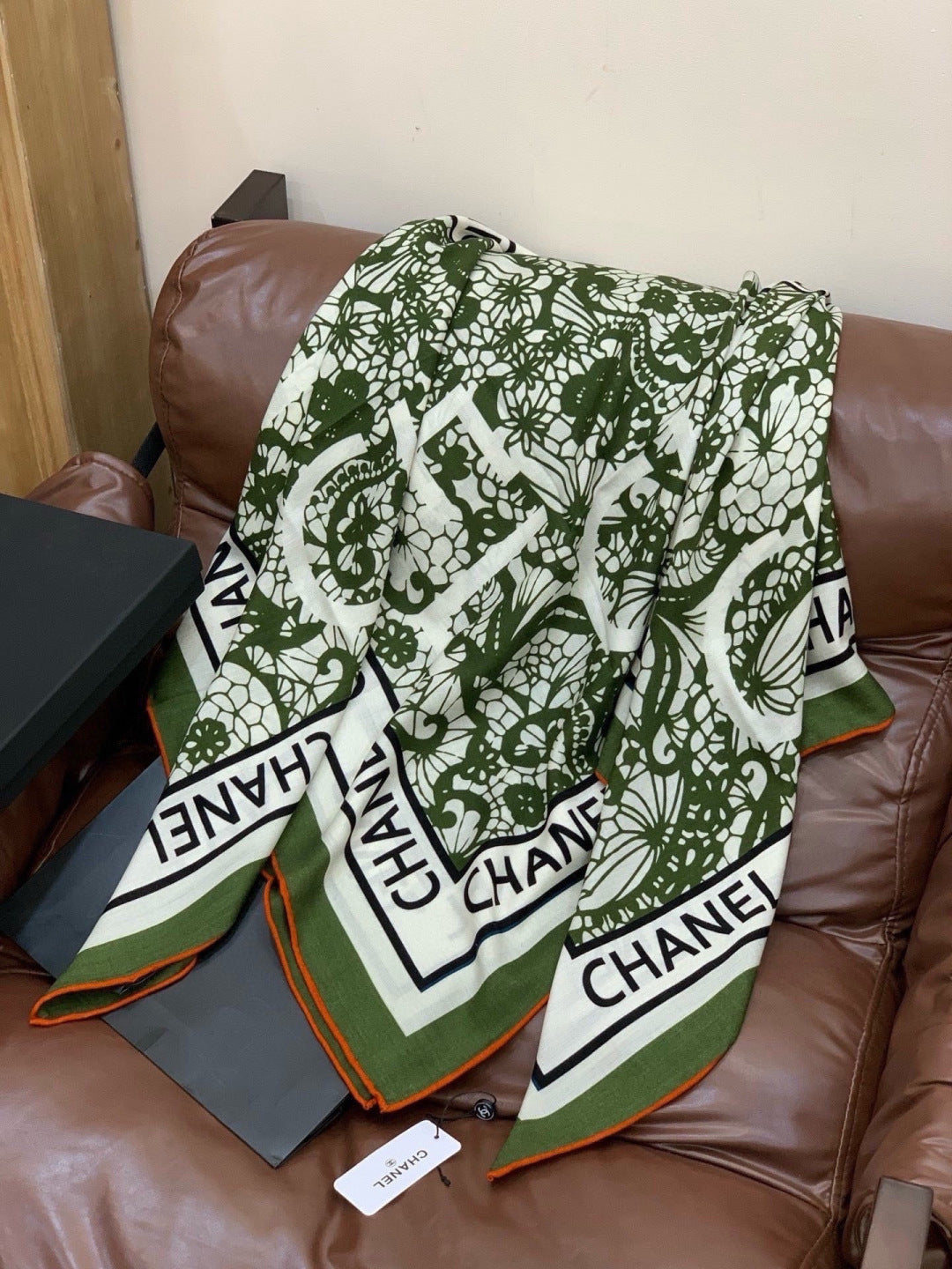 CHANEL 26S SCARF 135 IN CASHMERE AND SILK 306133