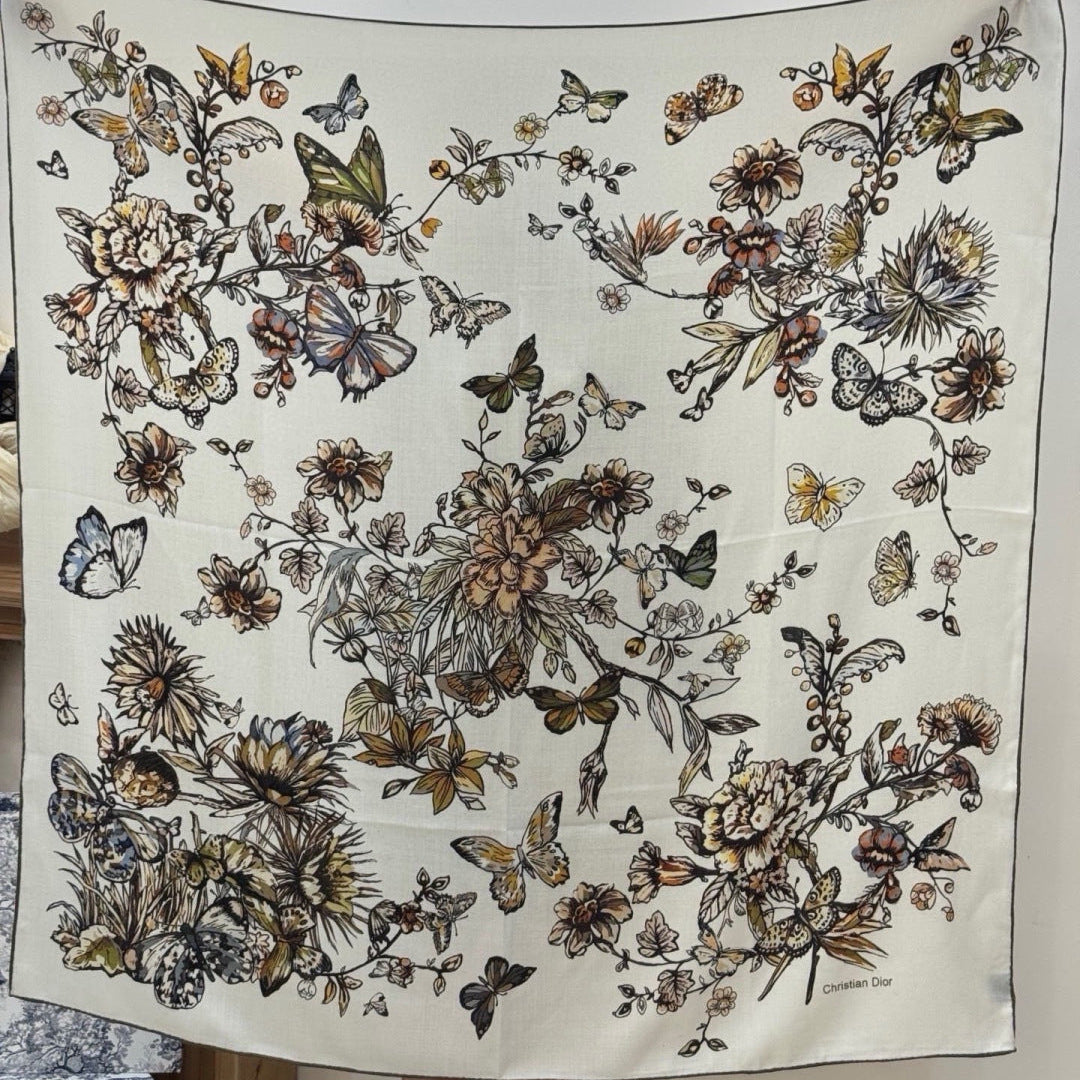 DIOR 26S SCARF 135CM IN CASHMERE SILK 309304