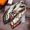 HERMES 26S PRINTED SQUARE SCARF 140 IN SILK 311927
