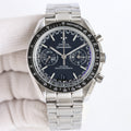 SPEEDMASTER RACING WATCH SILVER CASE AND BLACK DIAL