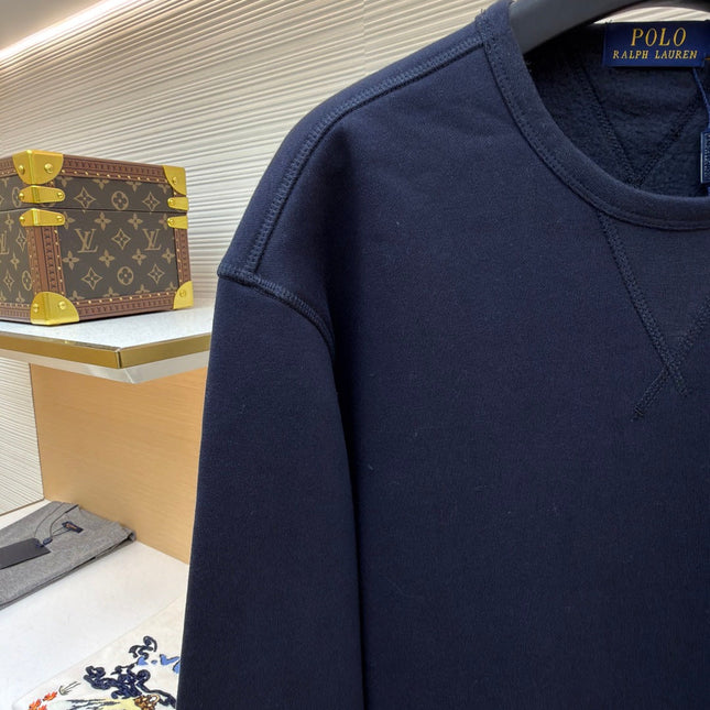 RALPH LAUREN 25S FLEECE SWEATSHIRT WITH EMBROIDERED LOGO 263