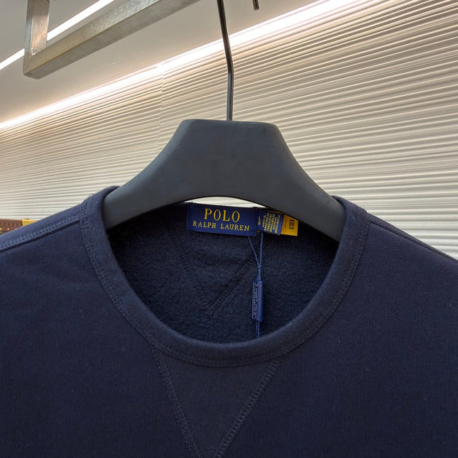 RALPH LAUREN 25S FLEECE SWEATSHIRT WITH EMBROIDERED LOGO 263