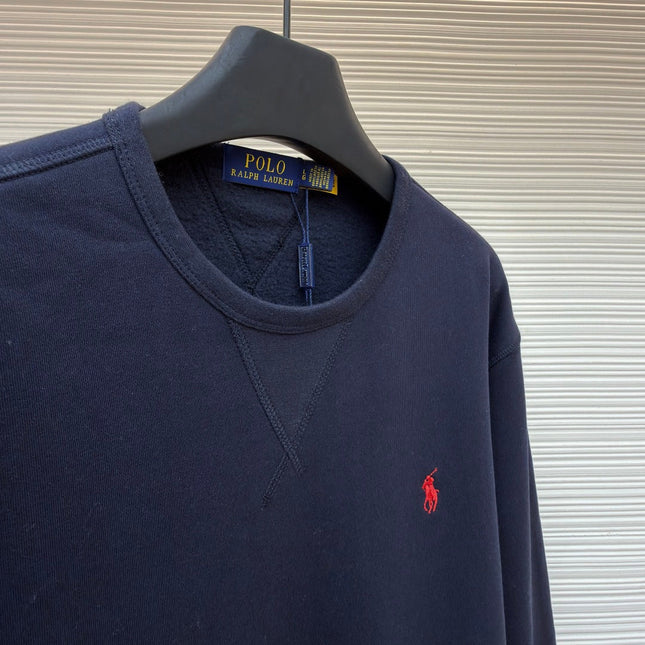 RALPH LAUREN 25S FLEECE SWEATSHIRT WITH EMBROIDERED LOGO 263