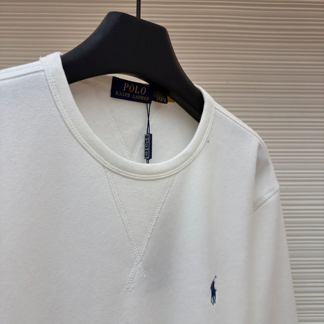 RALPH LAUREN 25S FLEECE SWEATSHIRT WITH EMBROIDERED LOGO 262