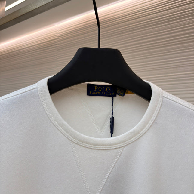 RALPH LAUREN 25S FLEECE SWEATSHIRT WITH EMBROIDERED LOGO 262