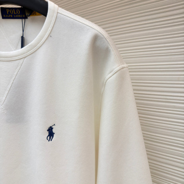 RALPH LAUREN 25S FLEECE SWEATSHIRT WITH EMBROIDERED LOGO 262