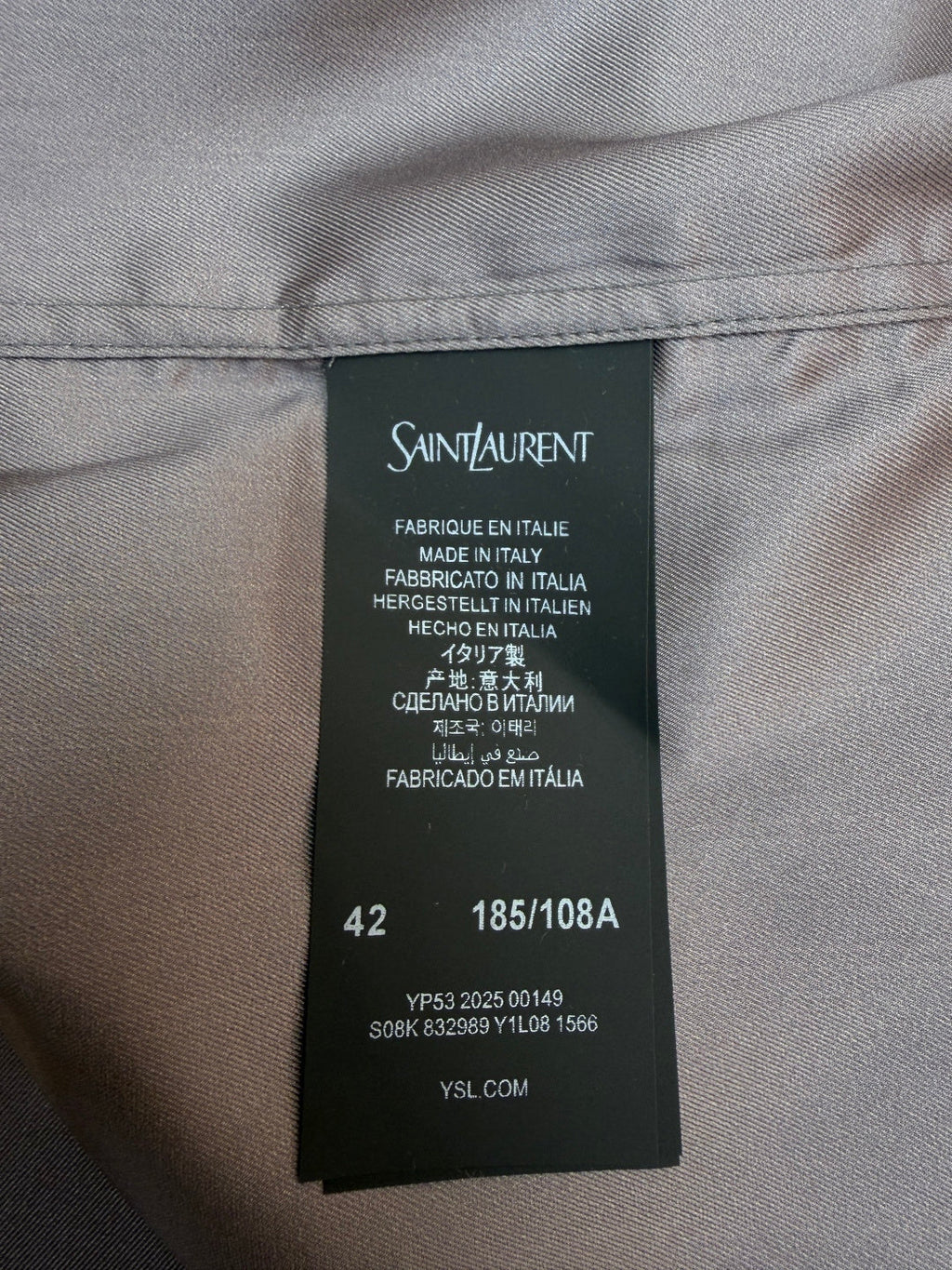YSL 26S SHORT SLEEVE SHIRT 362